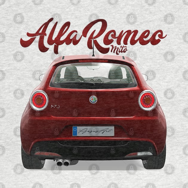 ALFA ROMEO Mito Back red by PjesusArt